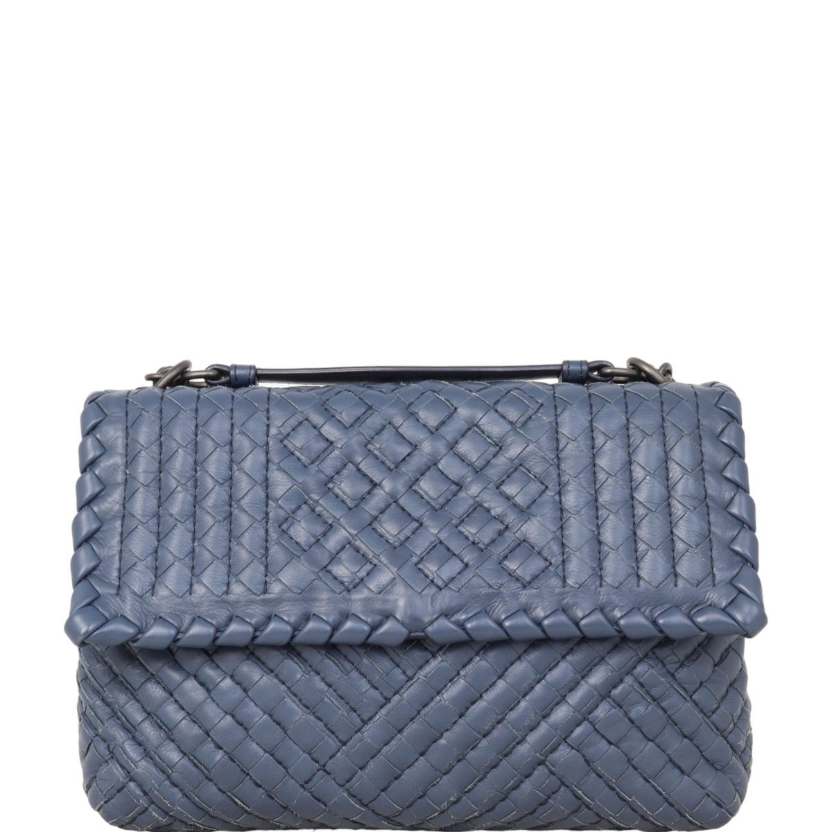 Bottega Veneta Intrecciato Olimpia Shoulder Bag Small