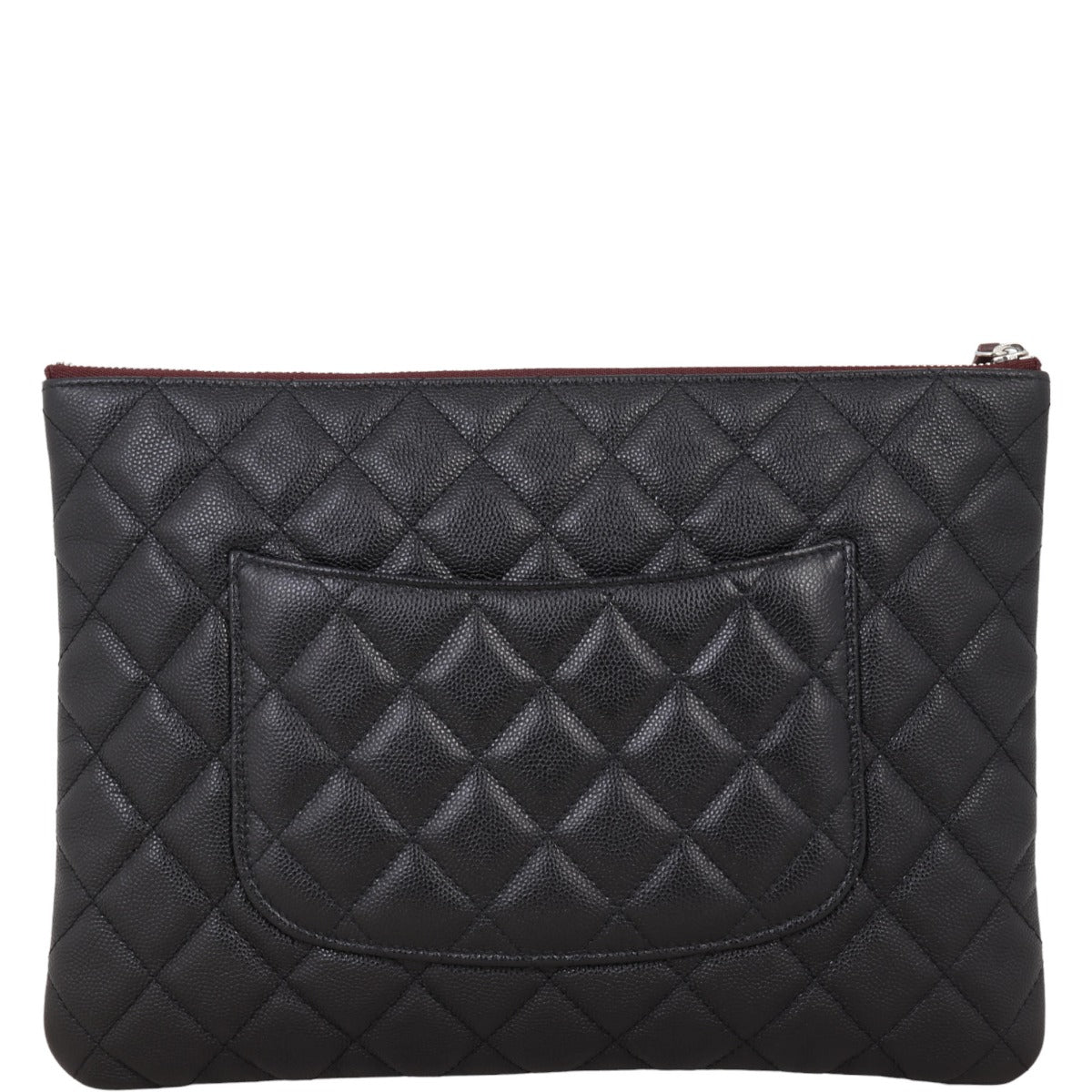 Chanel Classic O-Case Pouch Caviar Handbag Medium