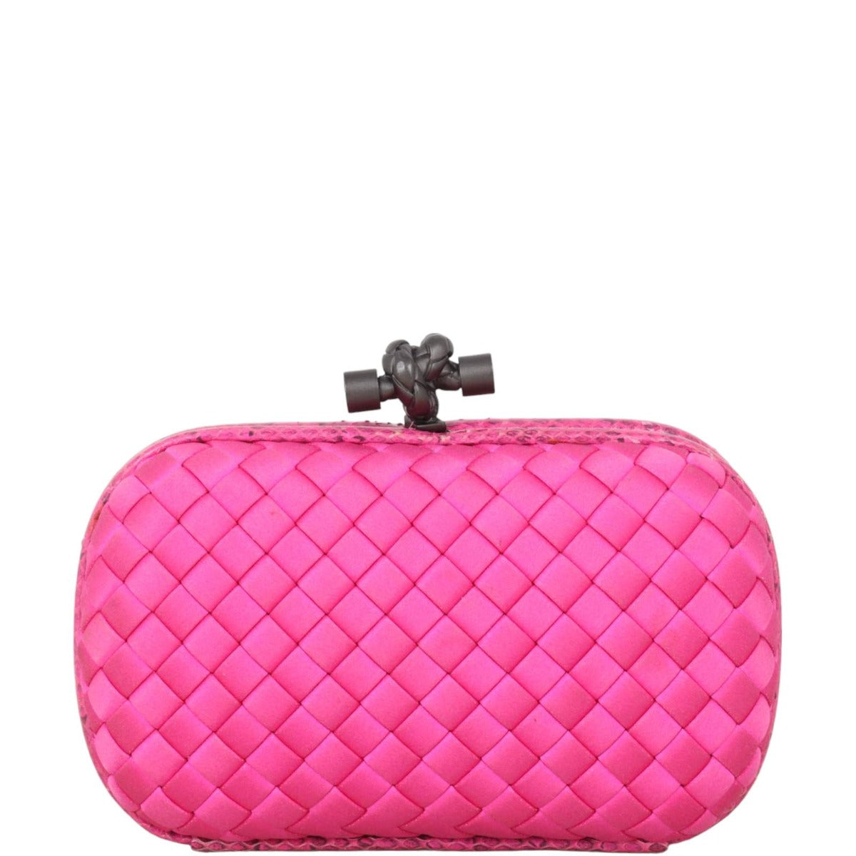 Bottega Veneta Knot Lizard Trim Clutch Clutch Bag