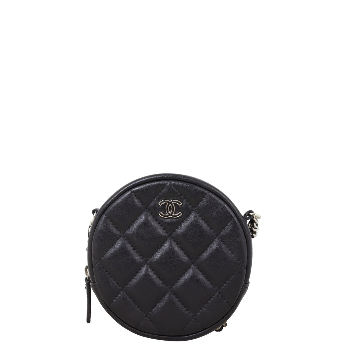 Chanel CC Round Clutch with Chain Clutch Bag