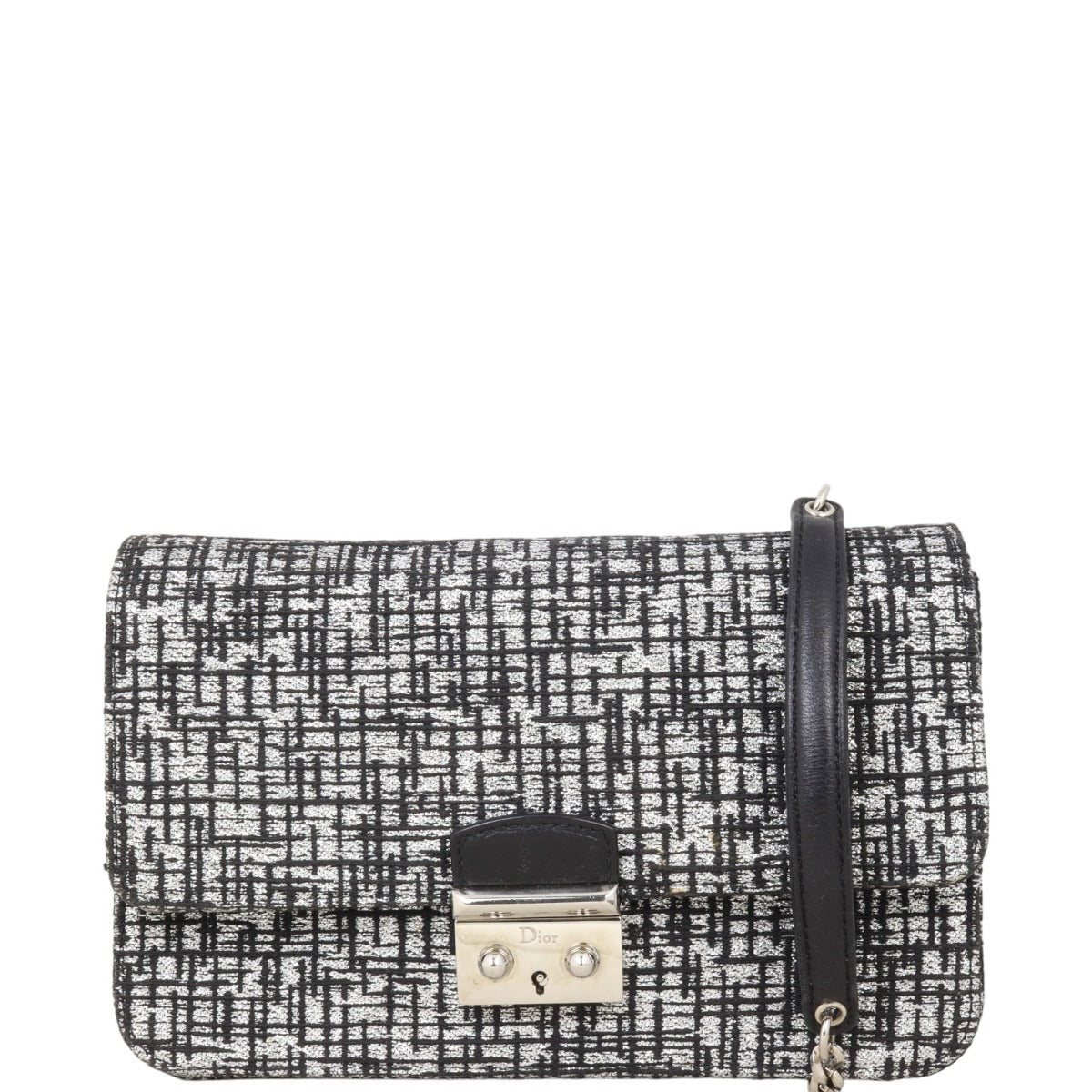 Dior Crossbody Bag Miss Promenade Pouch Tweed 2 Shoulder Bag