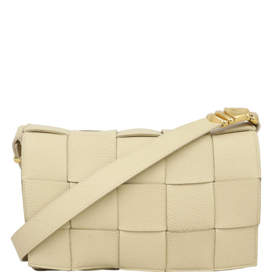 Bottega Veneta Grained Intreccio Cassette Shoulder Bag