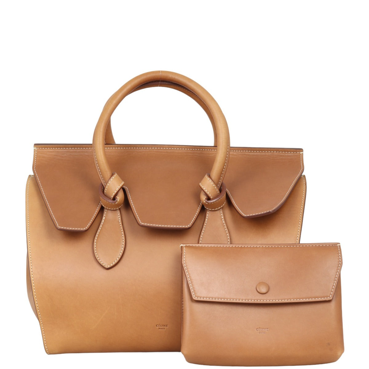 Celine Tie Knot Tote Handbag Small Tote Bag