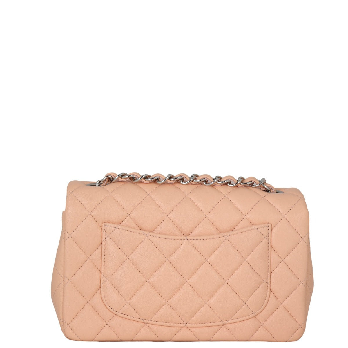 Chanel Classic Rectangular Bag Peach Mini Mini Bag