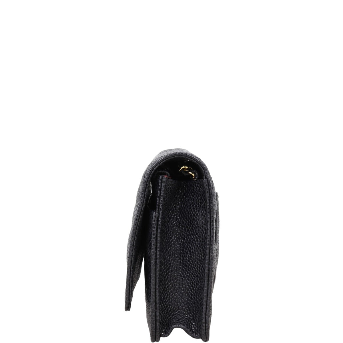 Chanel Classic Wallet on Hardware Handbag Black Gold