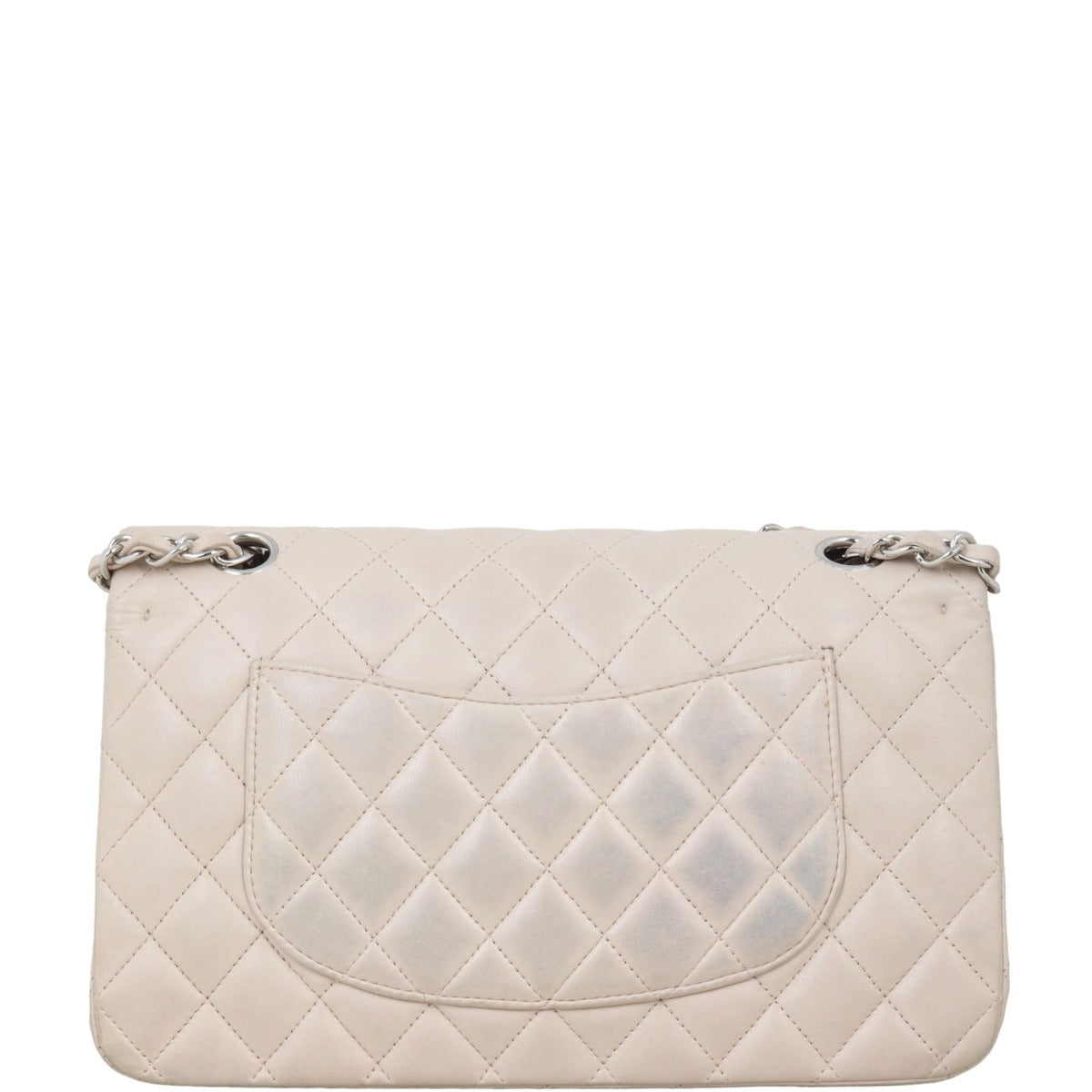 Chanel Classic Double Light Handbag Beige Medium