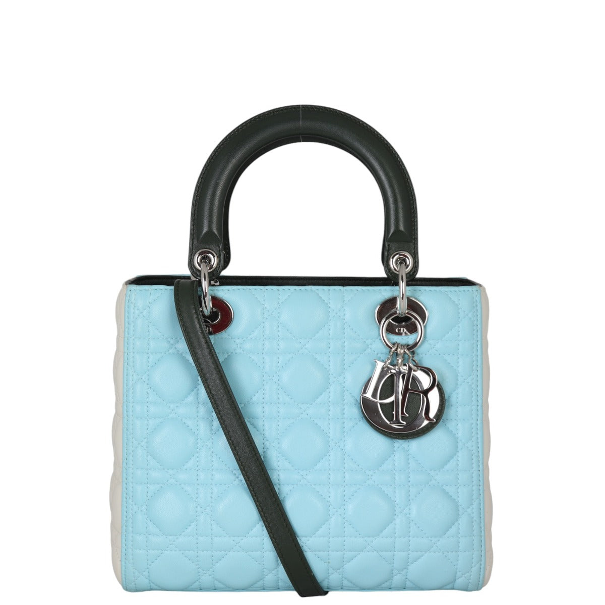 Dior Crossbody Bag Lady Tricolour Medium Shoulder Bag