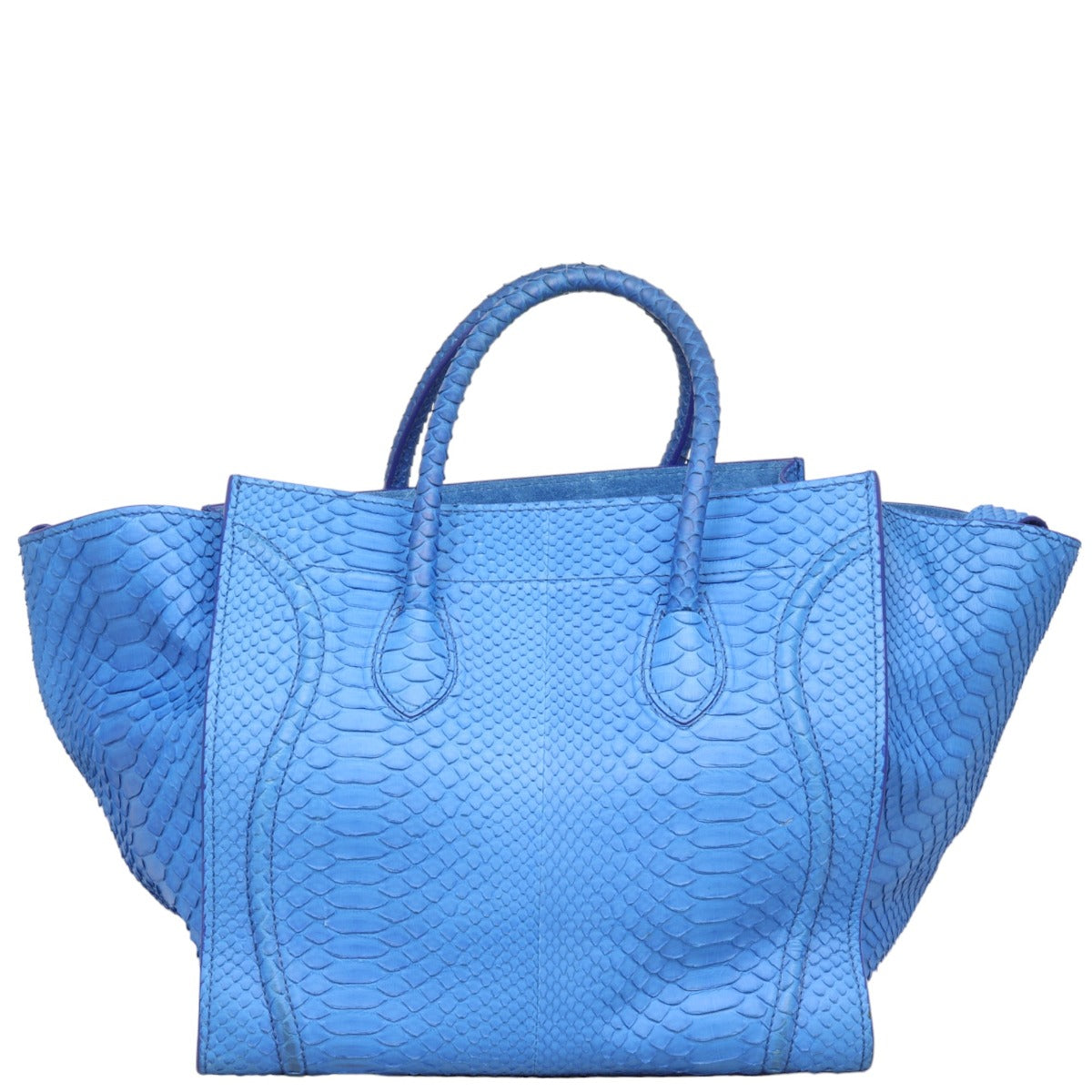 Celine Phantom Luggage Tote Python Handbag Medium Tote Bag