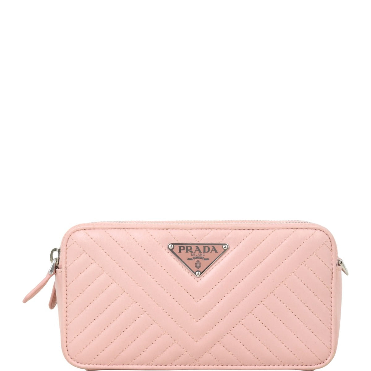 Prada Diagramme Nappa Shoulder Bag Mini Chain