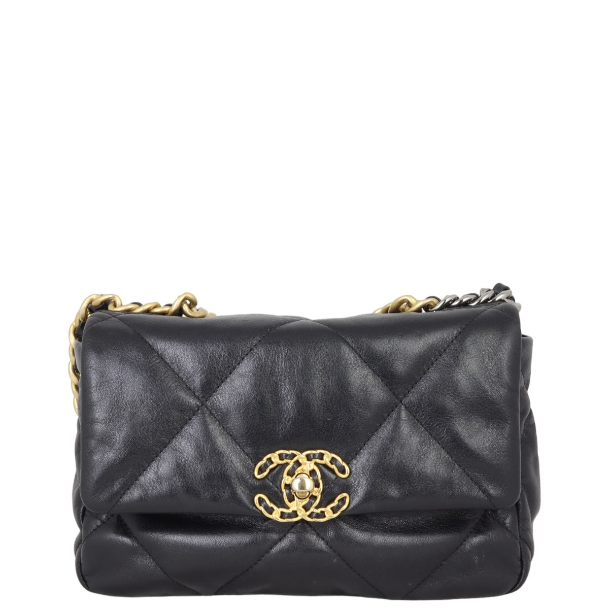 Chanel 19 Bag 30 Series Black Medium Handbag