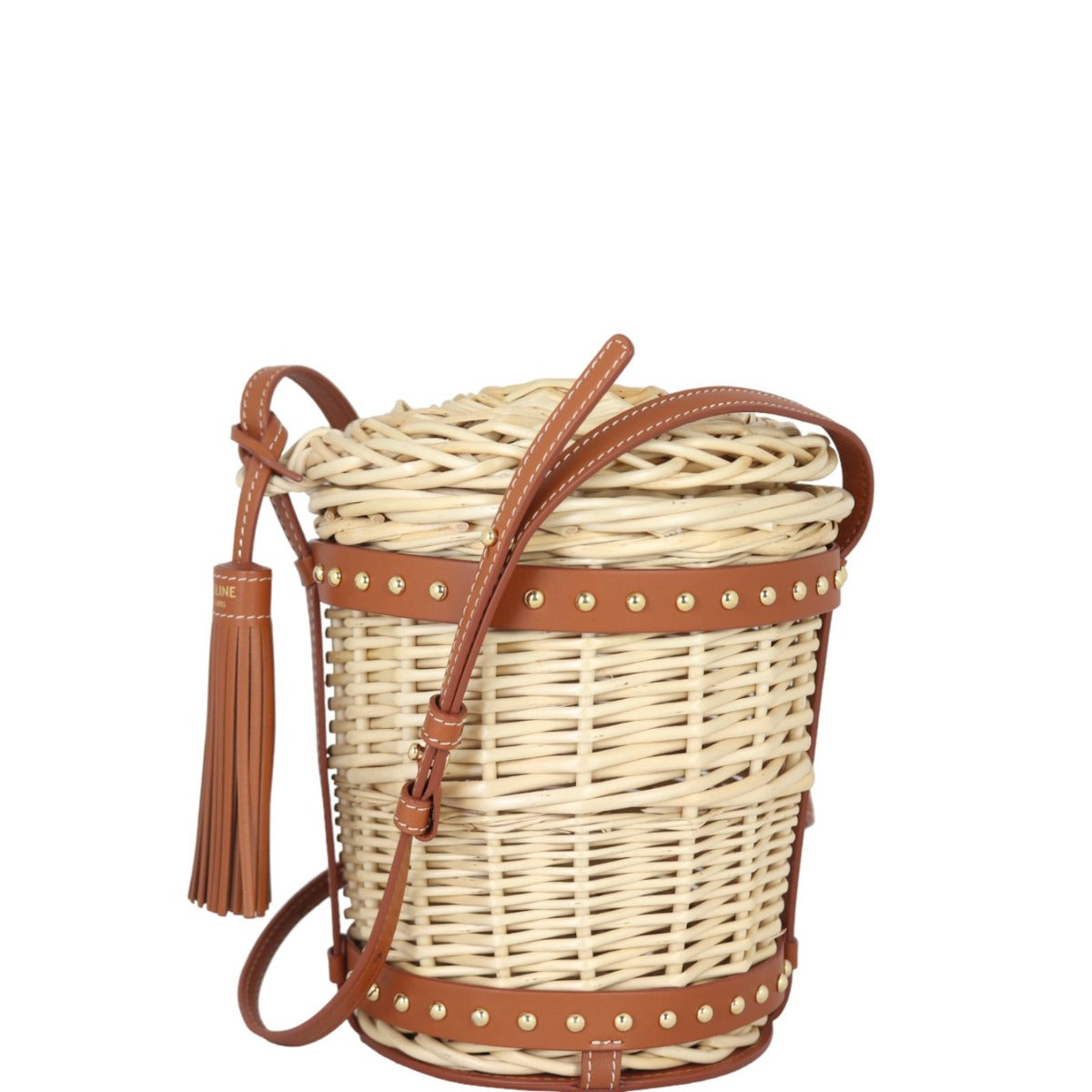 Celine Panier Wicker Bag Bucket Bucket Bag