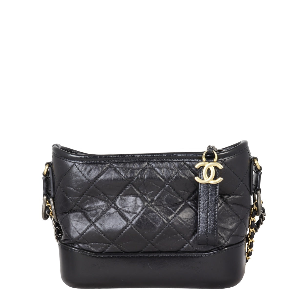 Chanel Gabrielle Hobo 26 Series Black Small Hobo Bag