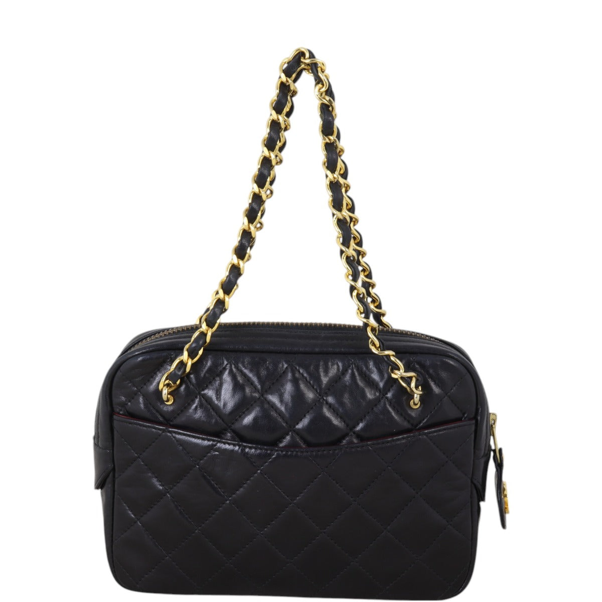 Chanel Camera Shoulder Bag Black Small