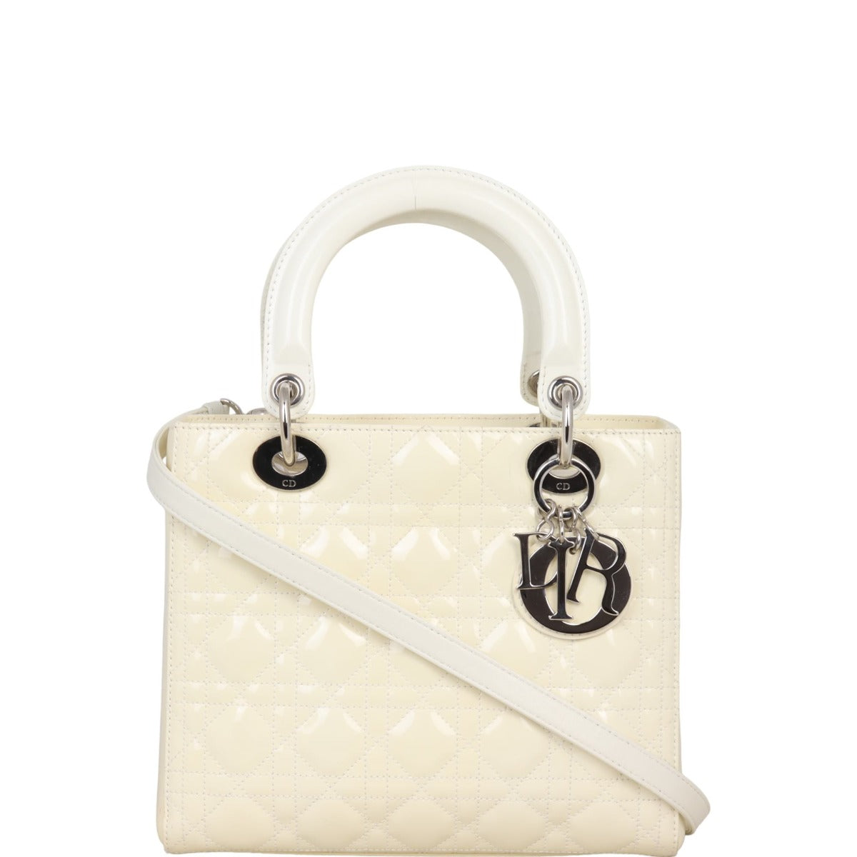 Dior Crossbody Bag Lady 11 Patent Medium Shoulder Bag