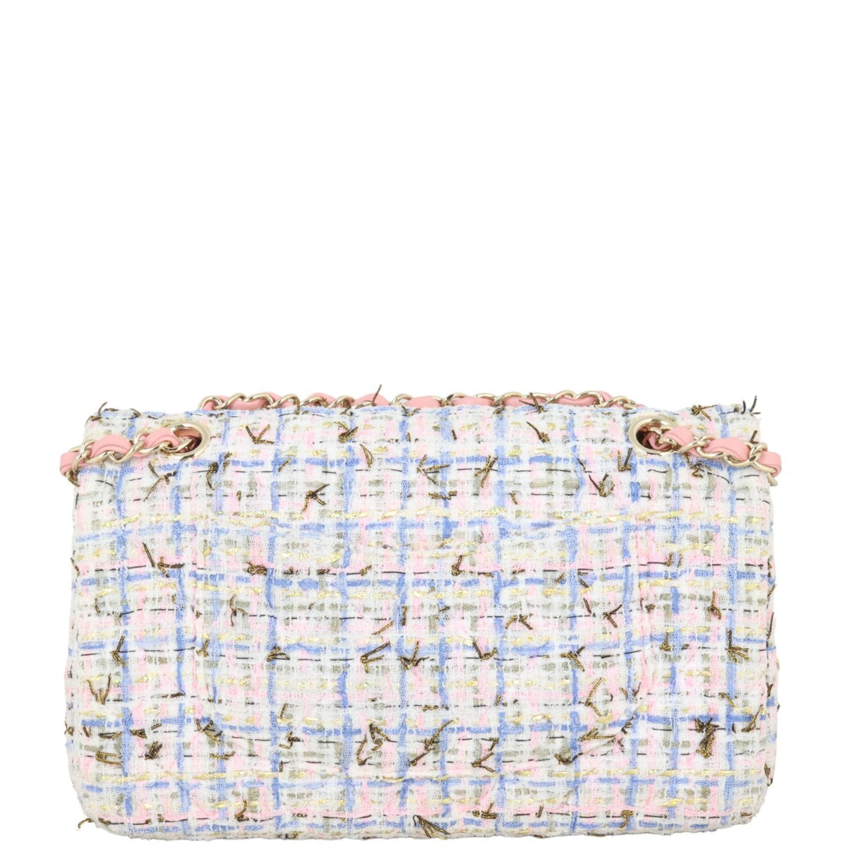 Chanel Classic Double Tweed Handbag Medium Flap Tweed Medium18062024