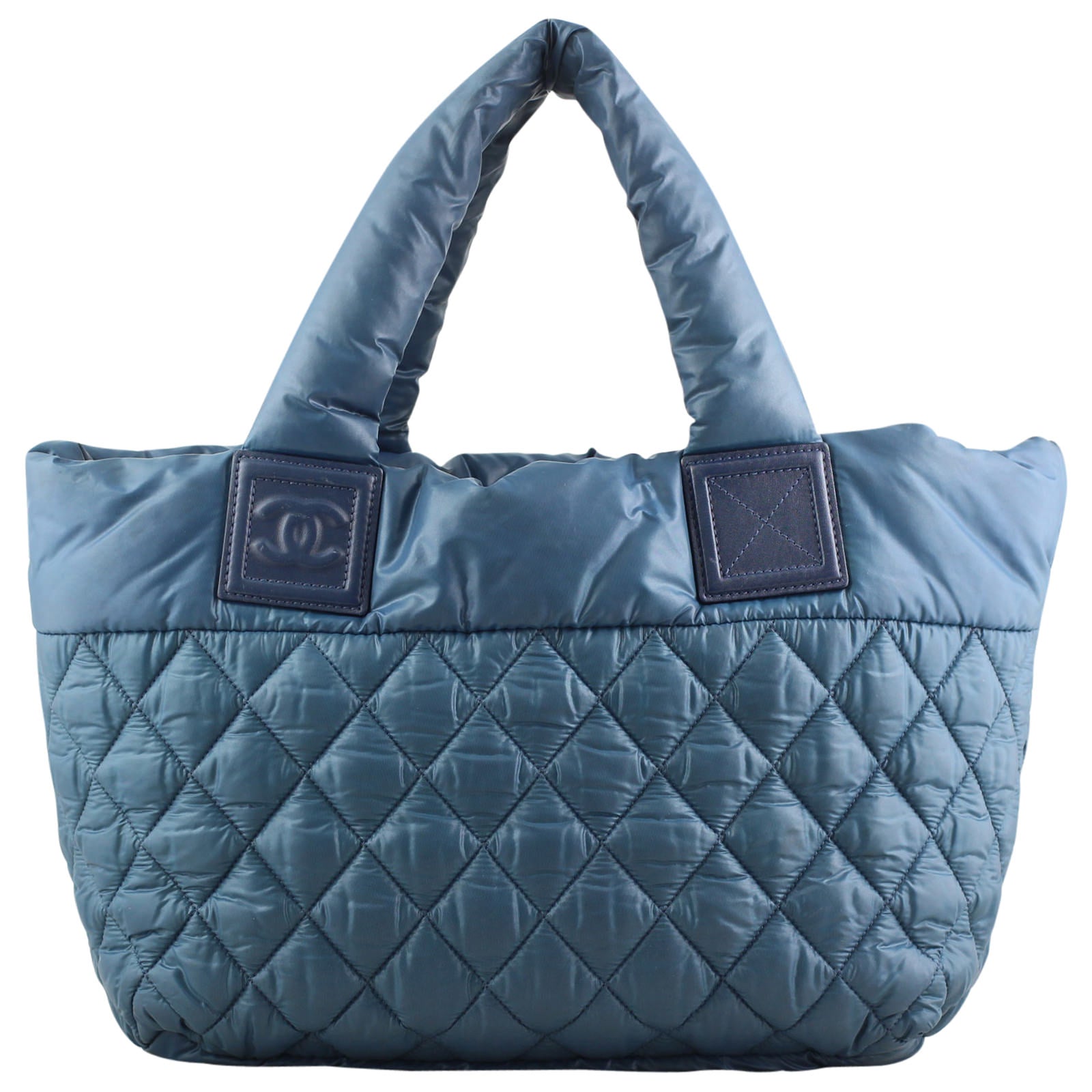 Chanel Coco Cocoon Reversible Tote Navy Blue Tote Bag