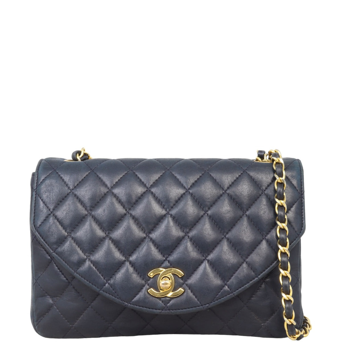 Chanel Half Moon Single Bag Flap Handbag
