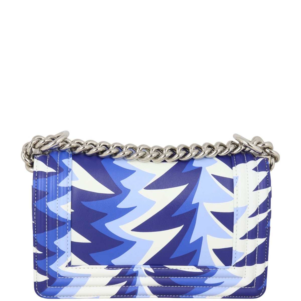 Chanel Boy Handbag Blue Small