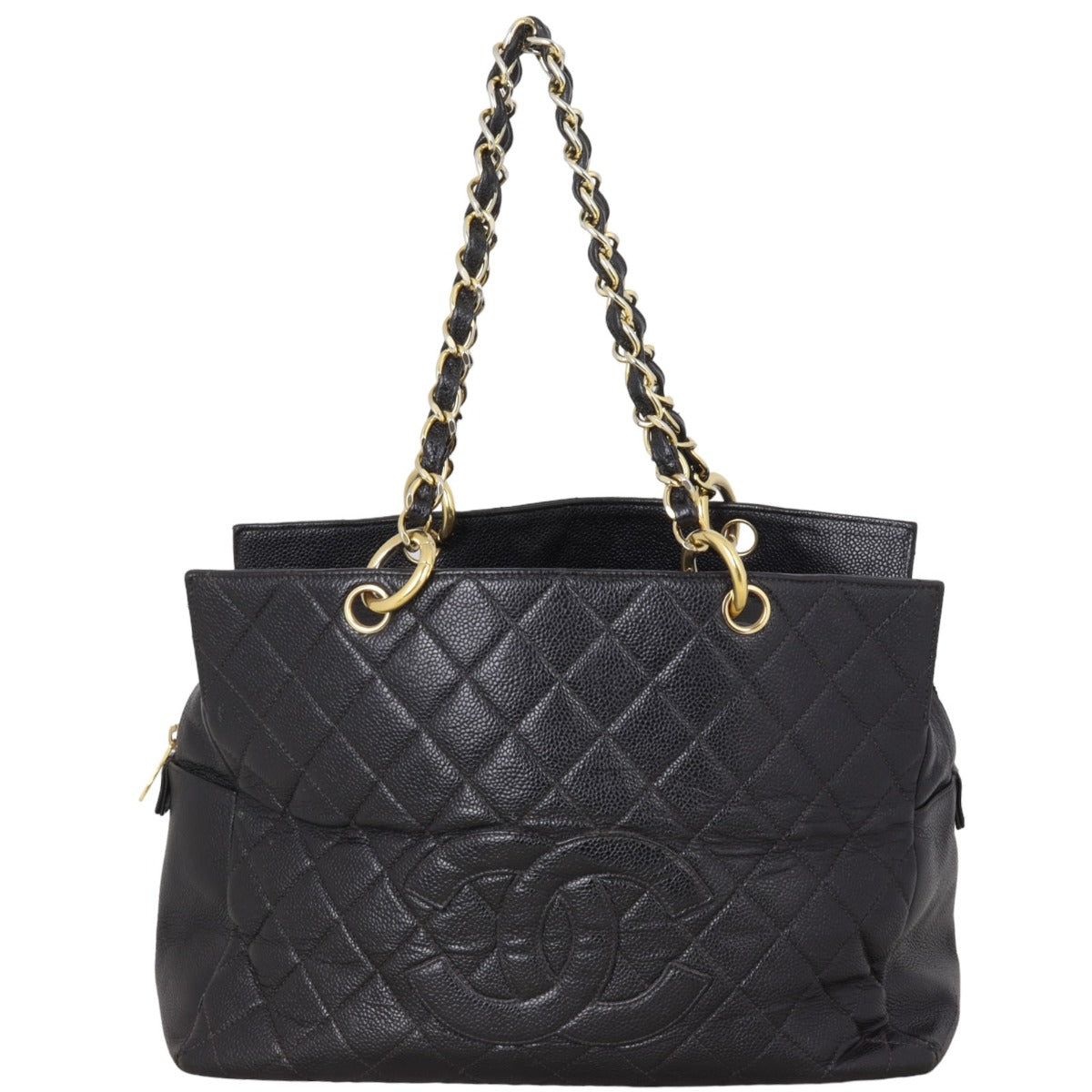 Chanel Grand Timeless Shopping Tote Black Tote Bag
