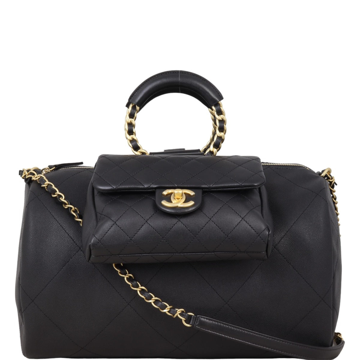 Chanel In The Loop Bowling Bag Handbag