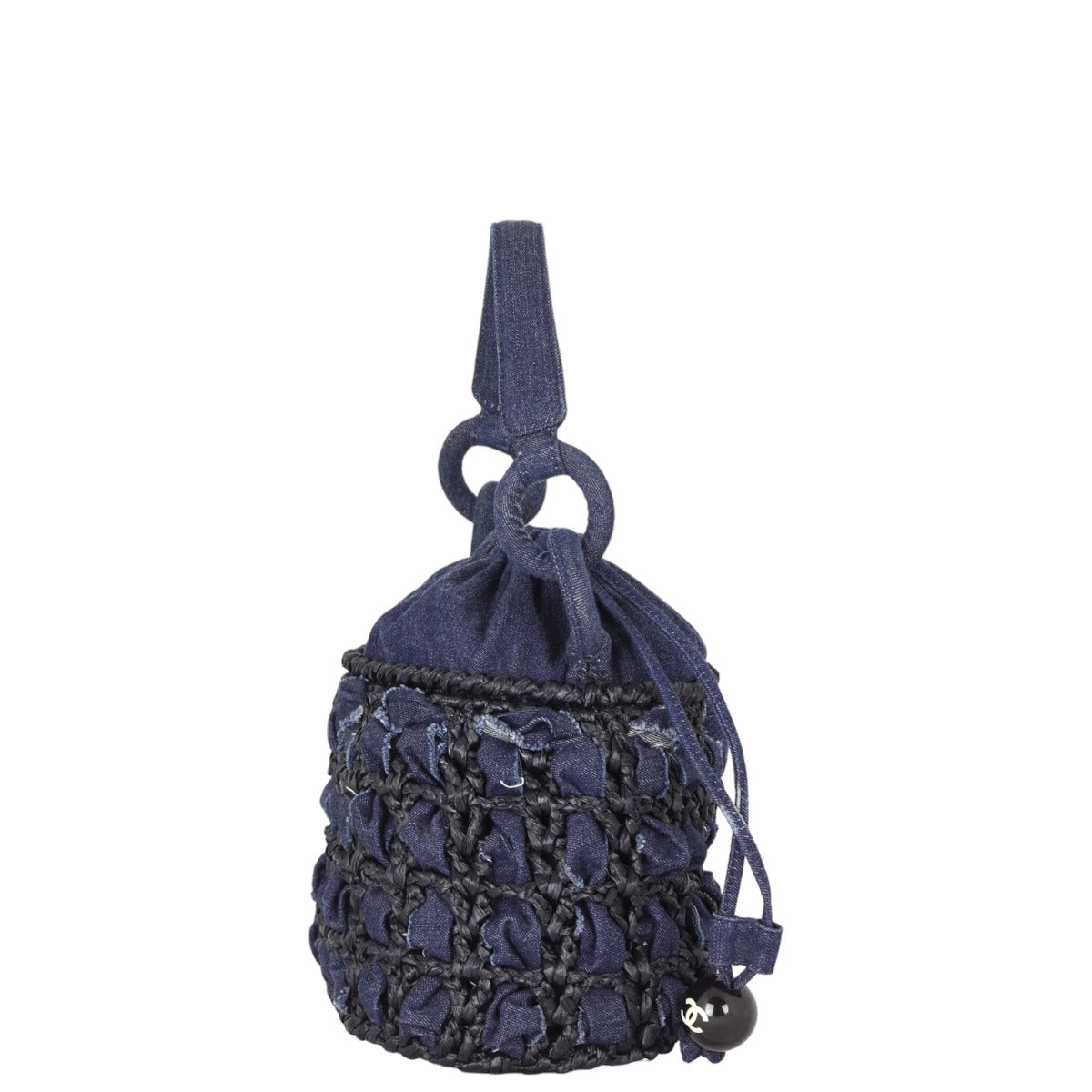 Chanel Chanel Denim Raffia Bucket Bag26062023