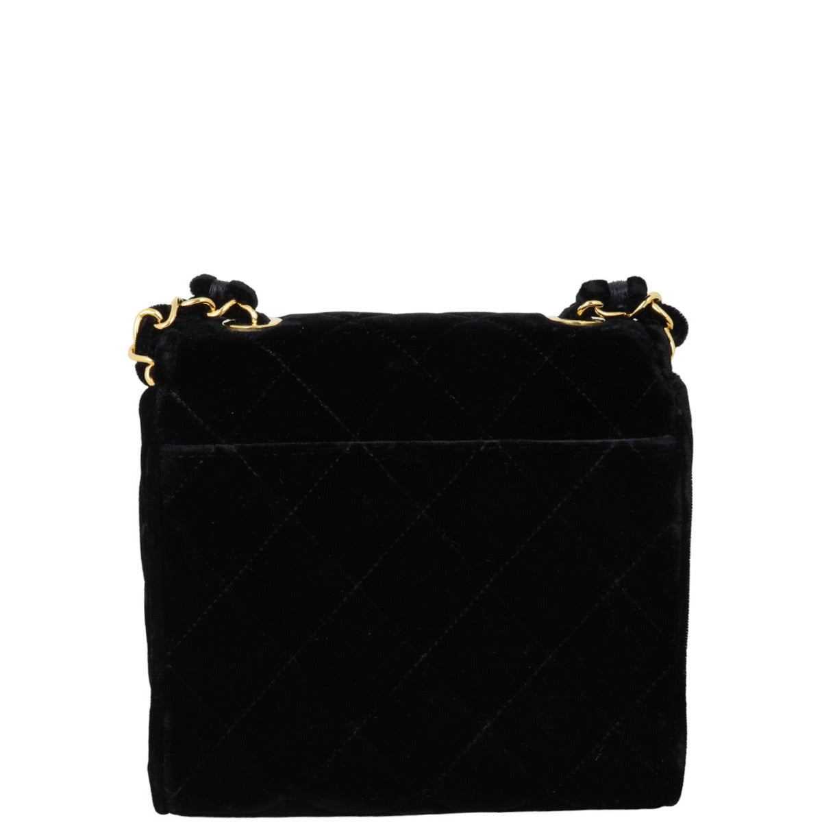 Chanel Classic Square Velvet Handbag Mini Flap Mini Bag