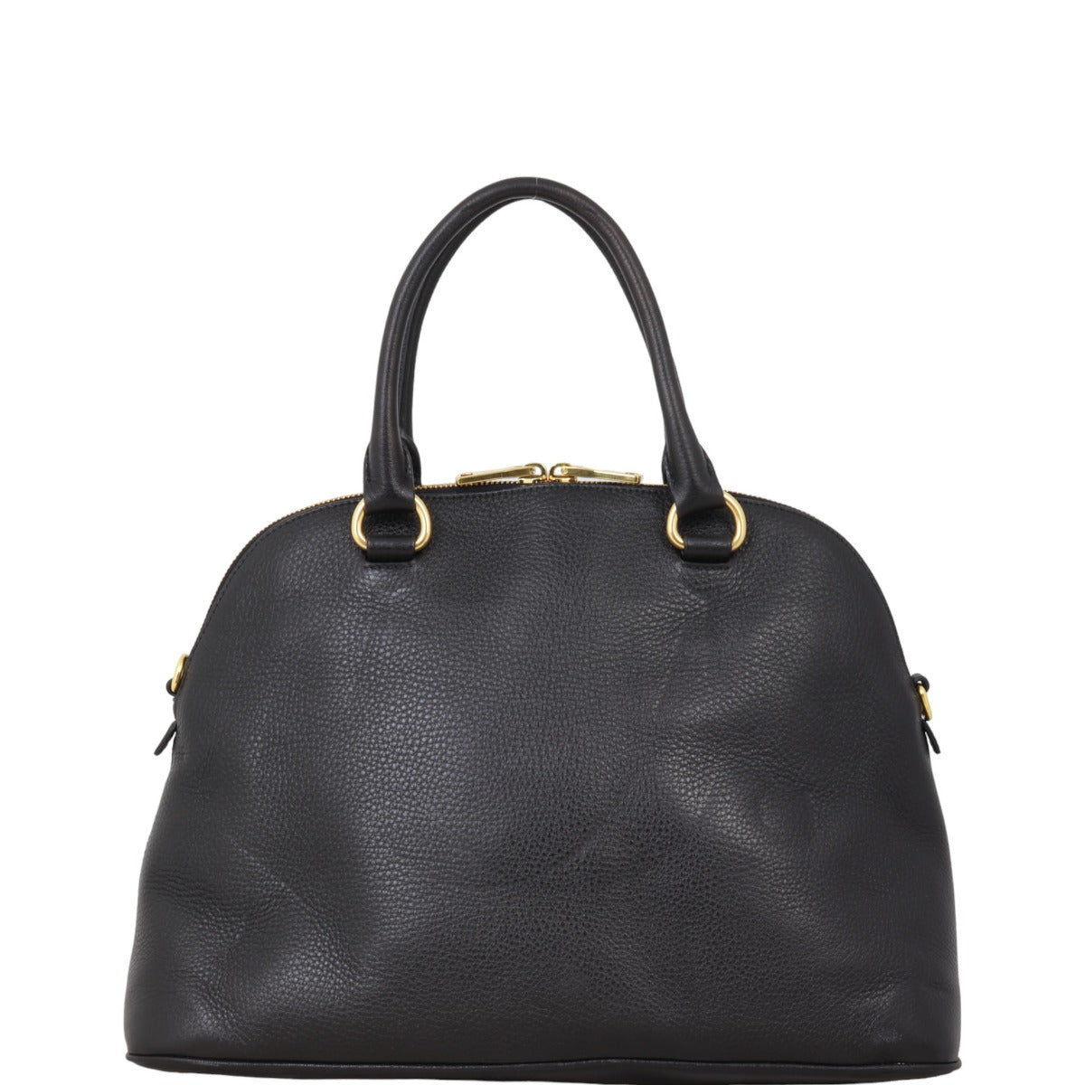Prada Vitello Daino Dome Zip Tote Handbag Tote Bag