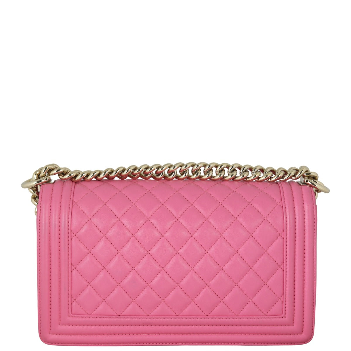 Chanel Boy Old 26 Series Handbag Pink Medium