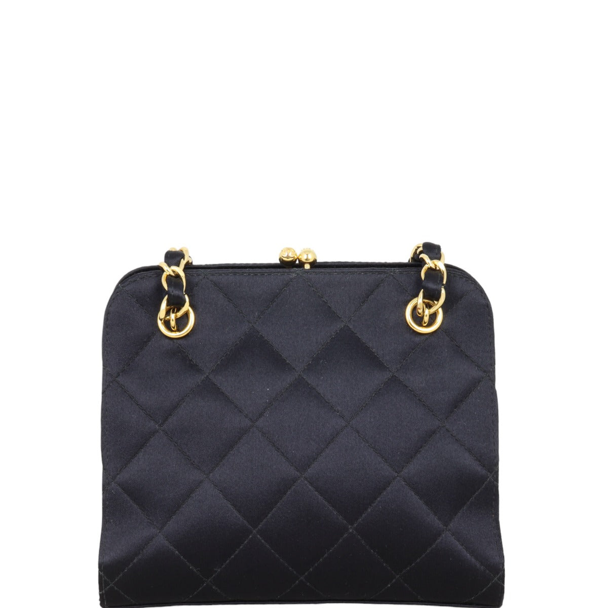 Chanel Kisslock Bag Satin Mini Mini Bag