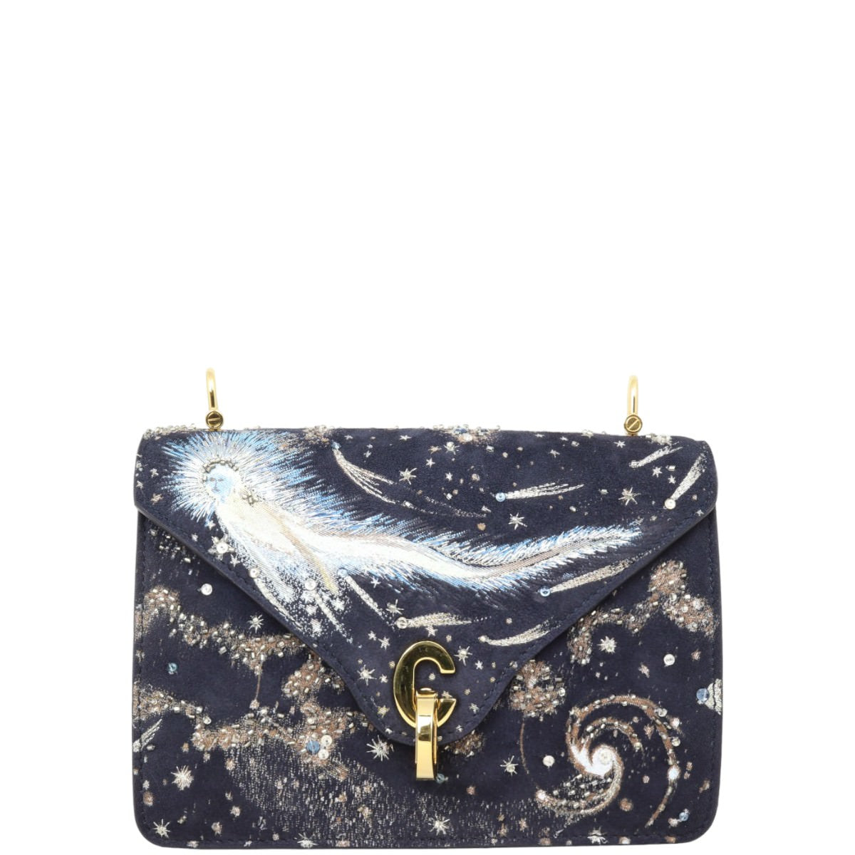 Dior CEst I Feel Bag Blue Flap Travel Bag