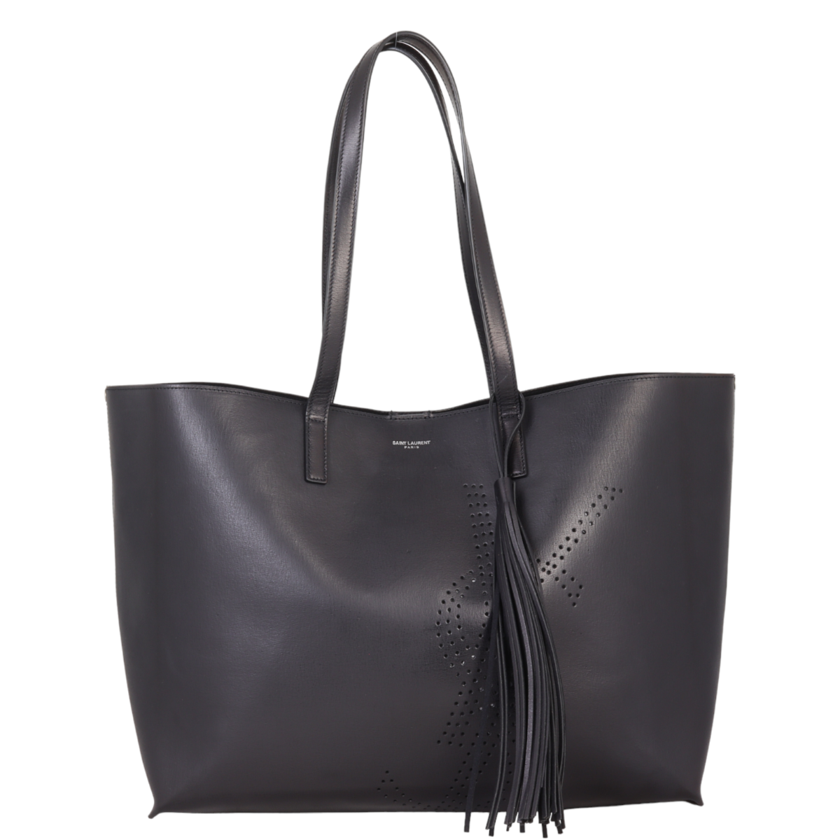 YSL Saint Laurent Perforated East West Shopping Tote Tote Bag