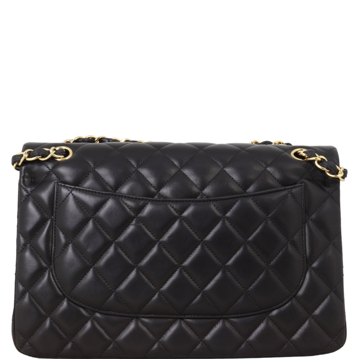 Chanel Classic Double Jumbo Handbag Black Flap