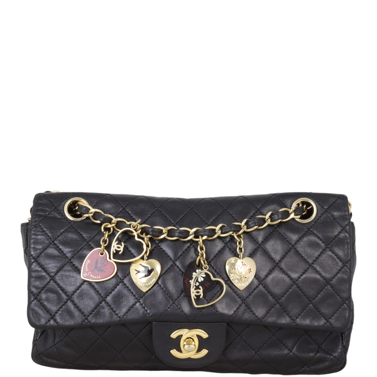 Chanel Valentine Flap Bag Quilted Black Crossbody Bag
