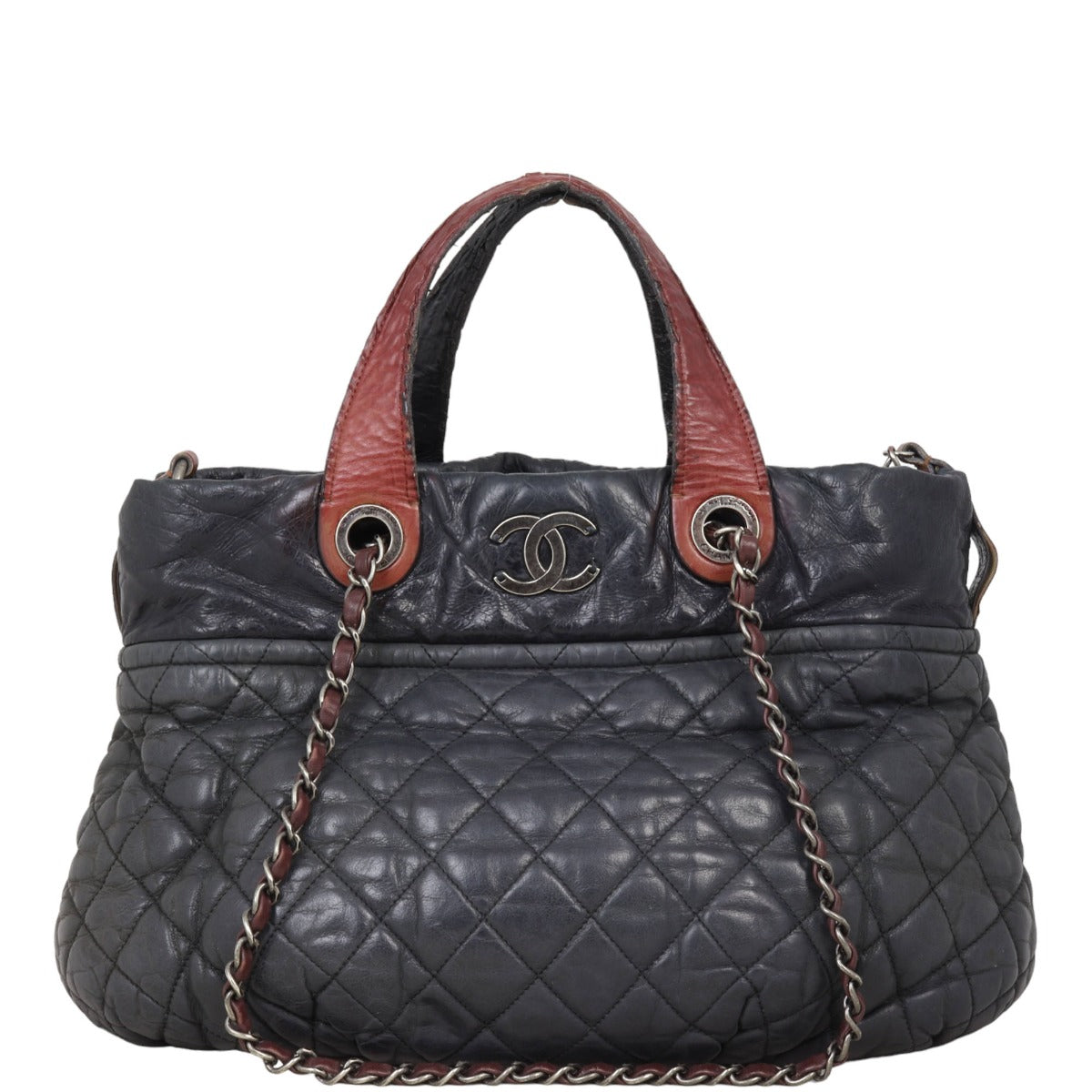 Chanel In The Mix Tote Bag Black Large