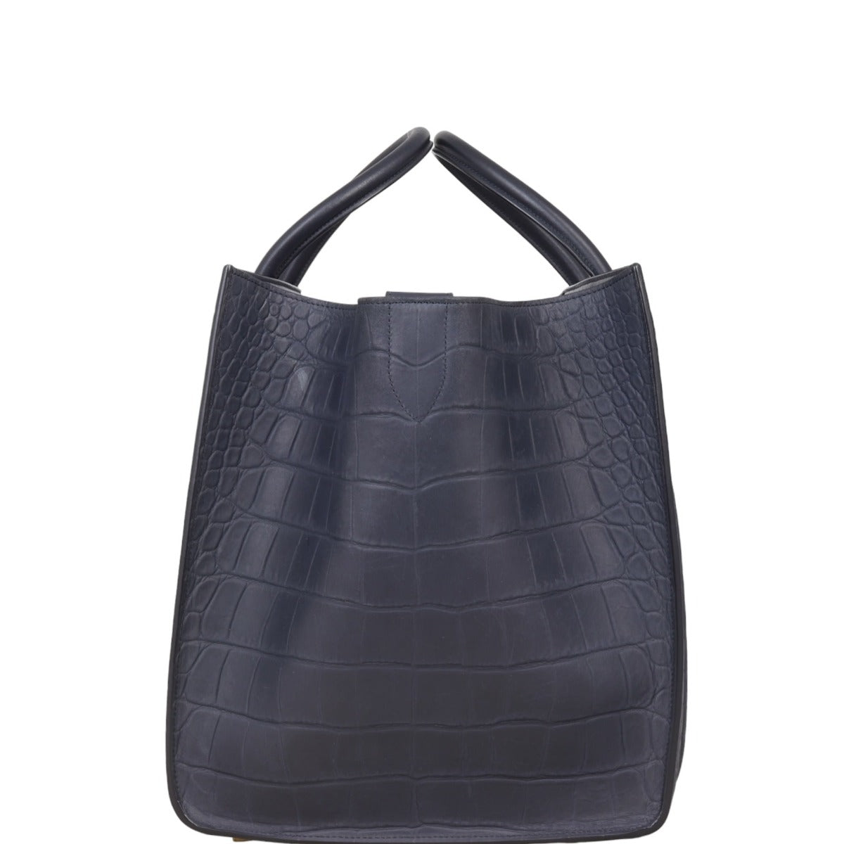 Celine Phantom Luggage Tote Croc Embossed Handbag Medium Tote Bag