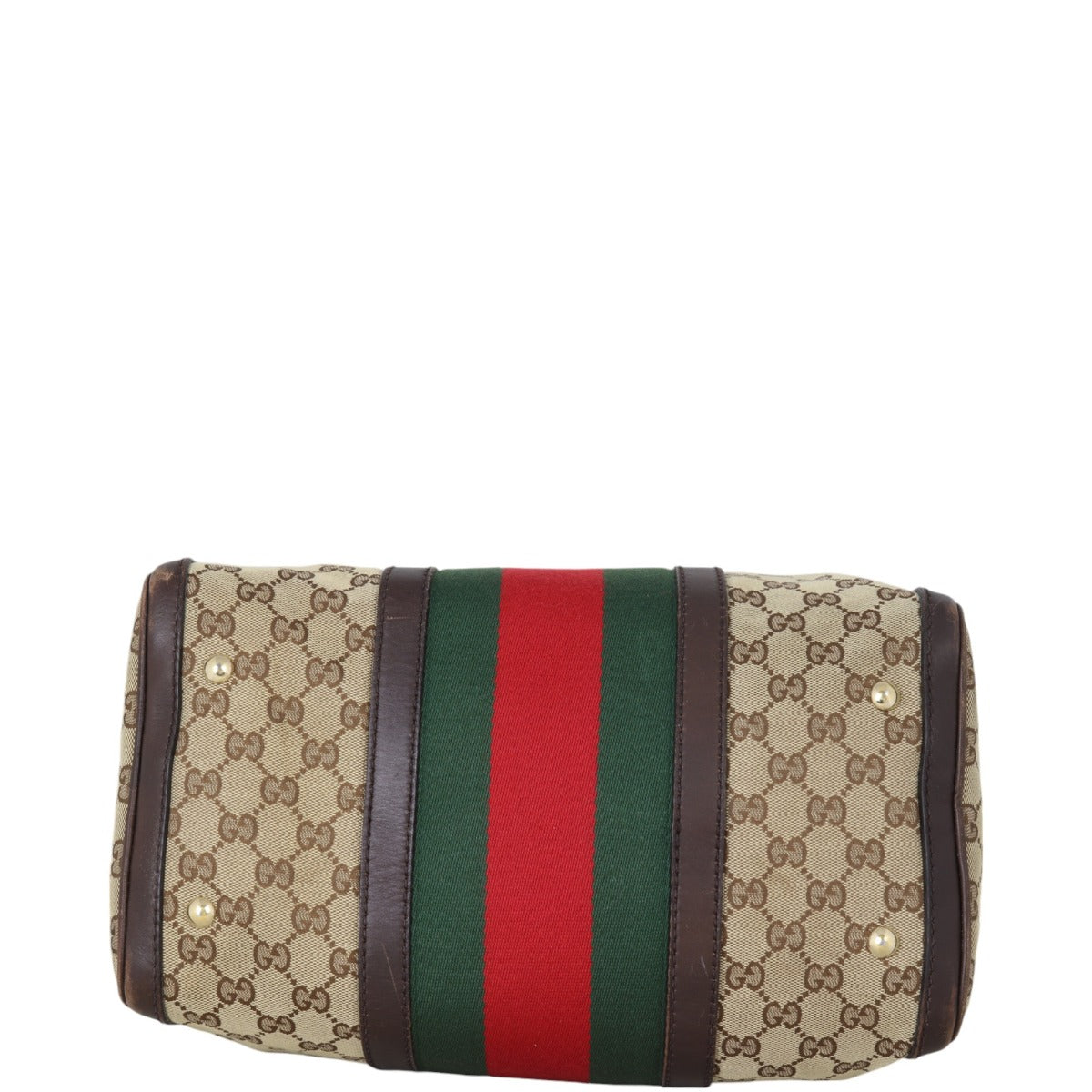 Gucci Web Original GG Boston Bag Medium