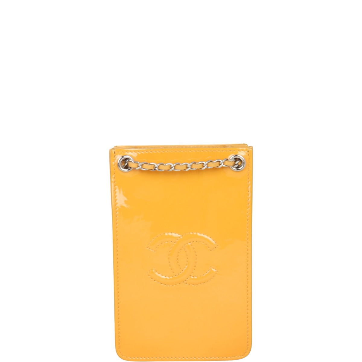 Chanel CC Timeless Phone Holder Patent Handbag