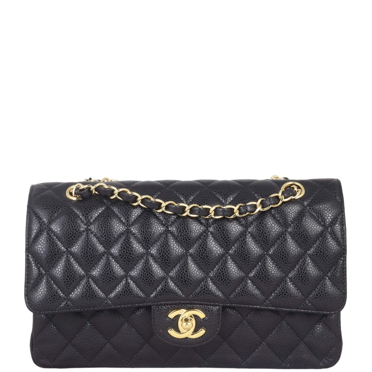 Chanel Classic Double 13 Series Handbag Medium Flap