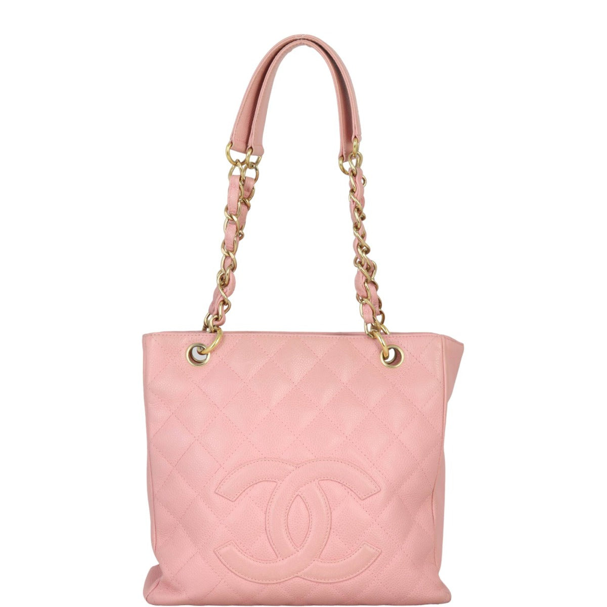 Chanel Petite Shopping Tote Light Caviar Pink Tote Bag