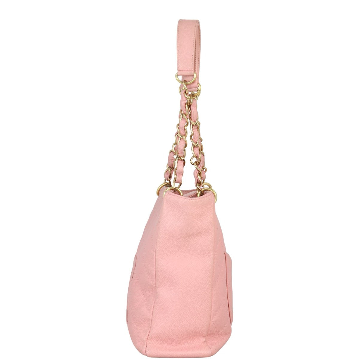 Chanel Petite Shopping Tote Light Caviar Pink Tote Bag