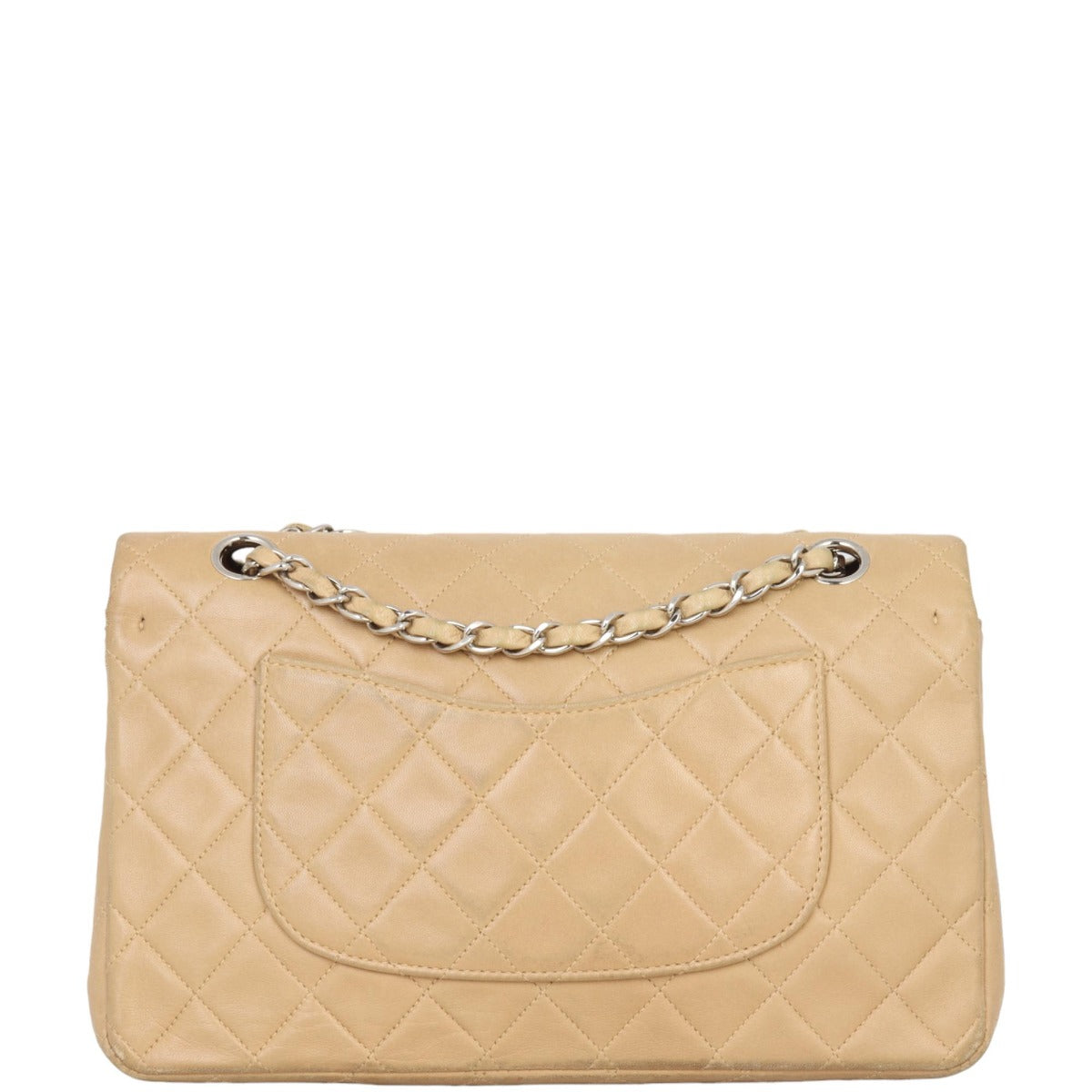 Chanel Classic Double Handbag Beige Medium