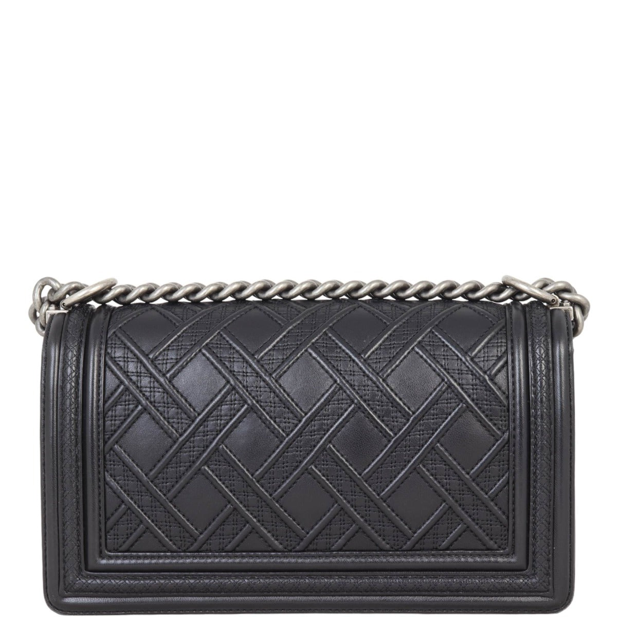 Chanel Boy Old 25 Series Handbag Black Medium