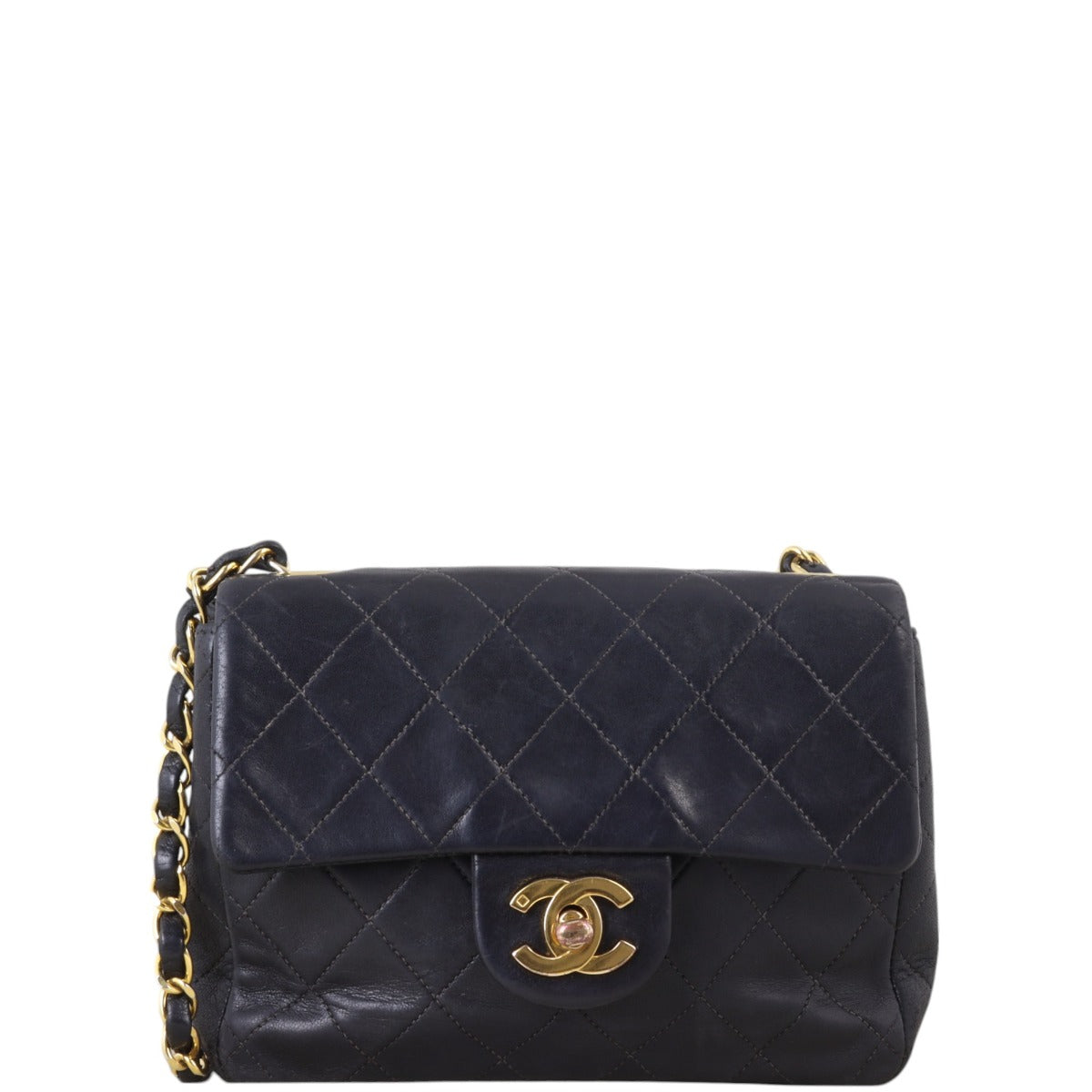 Chanel Classic Square Handbag Black Mini Crossbody Bag