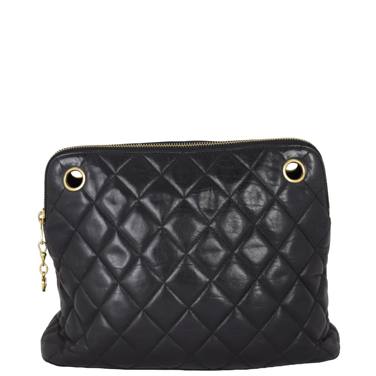 Chanel CC Tote Bag Lambskin Quilted