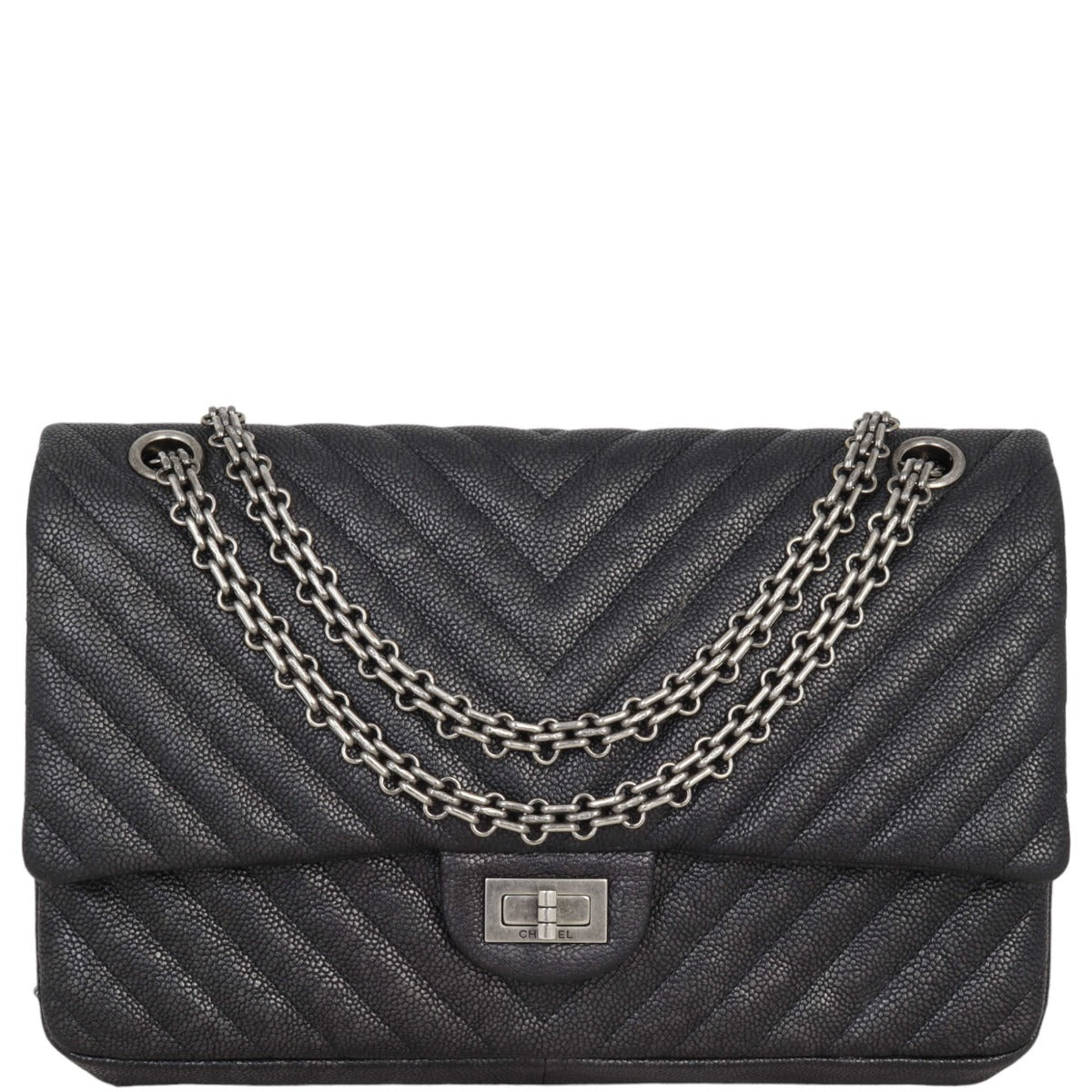 Chanel Reissue 226 Double Chevron Handbag Flap