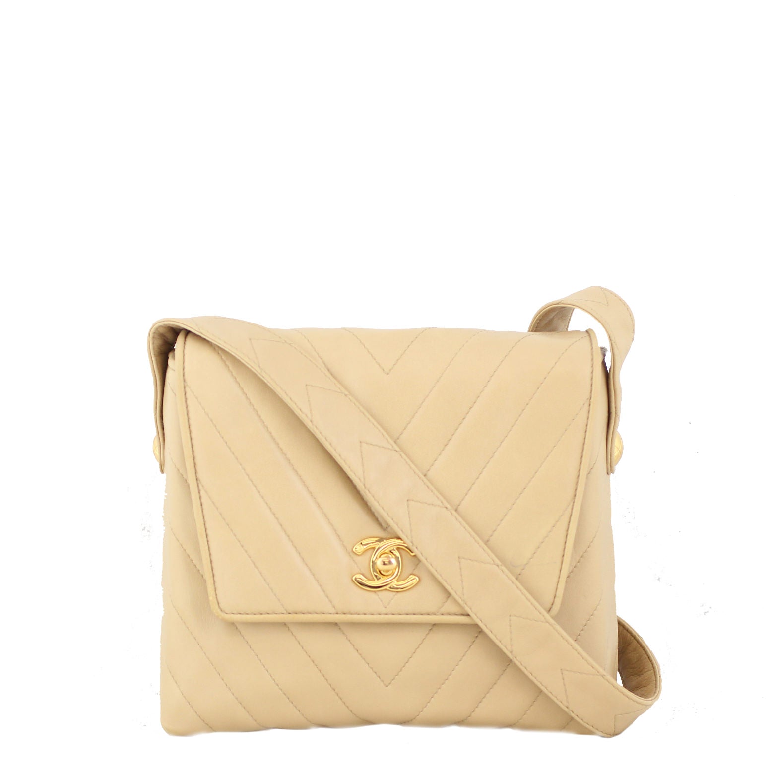 Chanel Chevron Box Handbag Flap