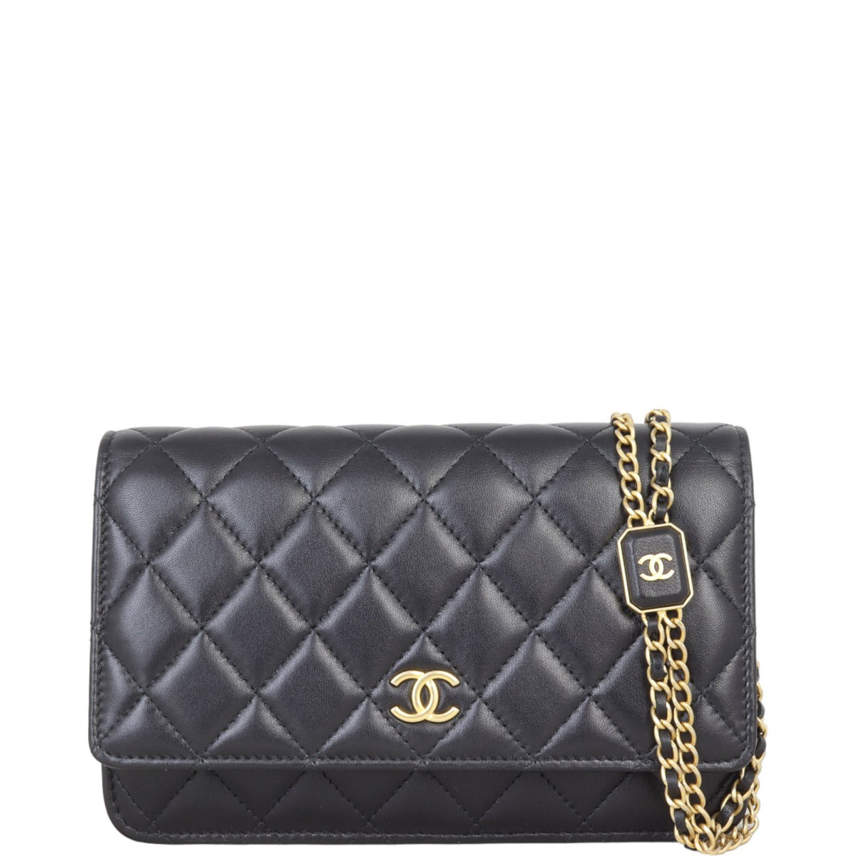 Chanel CC Wallet on Handbag Chain