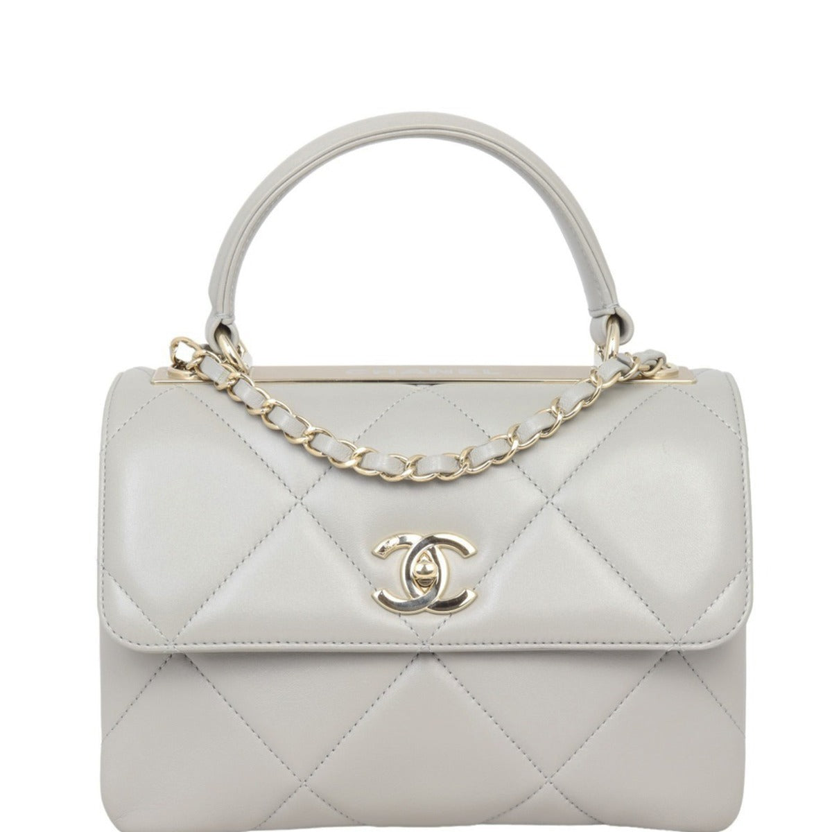 Chanel CC Trendy Grey Handbag Small