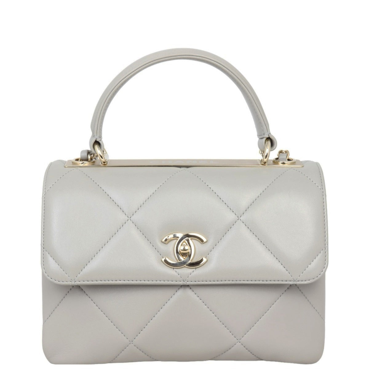 Chanel CC Trendy Grey Handbag Small