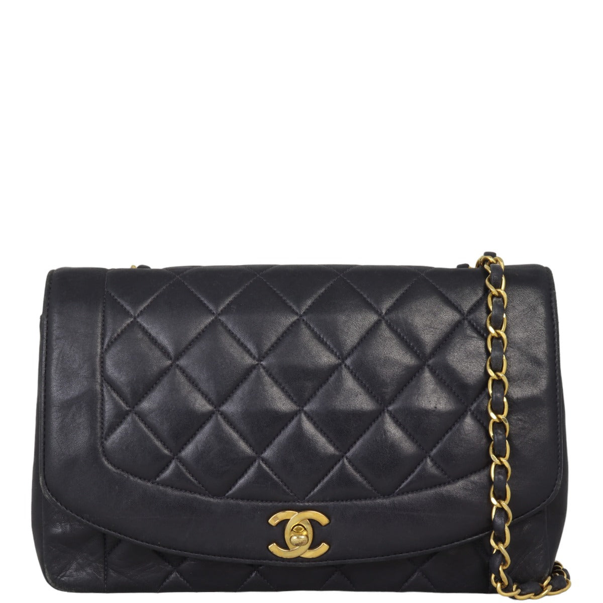 Chanel Diana Bag Black Medium Handbag